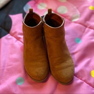 Girls Brown Booties